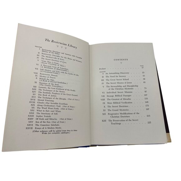 The Secret Doctrines of Jesus H Spencer Lewis 1965 10th Edition Rosicrucian Book - Picture 7 of 10